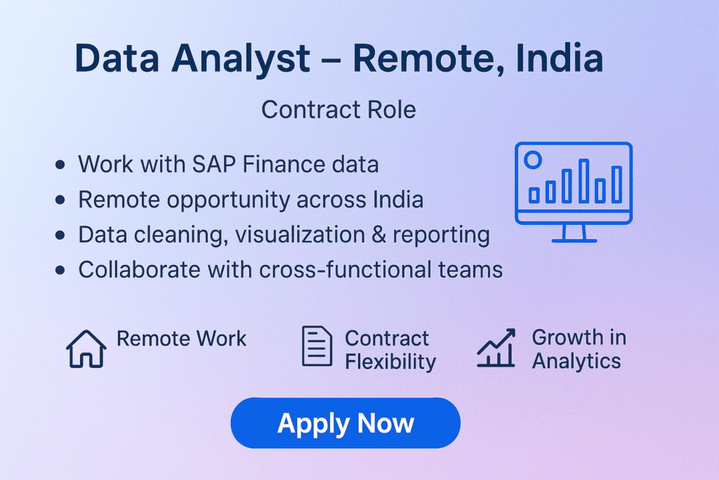 Data Analyst Job